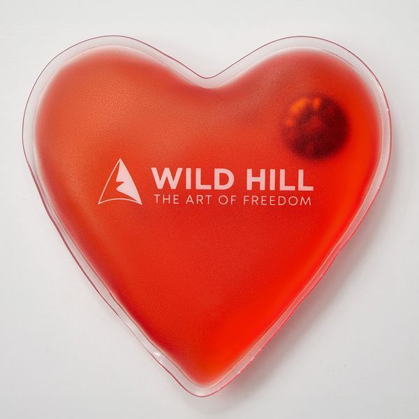 Многоразовая солевая карманная грелка-сердце для рук Wild Hill красная (10,7*10,2 см) 459123-03 фото