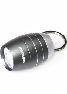 Munkees 1082 брелок фонарик Cask shape 6-LED Light grey 1082-GY фото